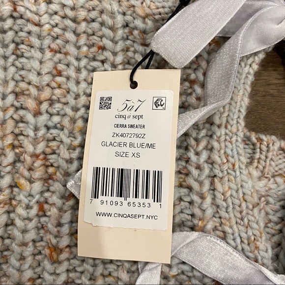 Cinq à Sept Cierra chunky bow sweater - Picture 8 of 8